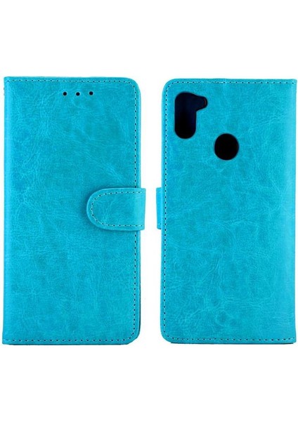 Samsung Galaxy A11 Için Flip Case Kart Tutucu Darbeye Pu Deri Kapatma (Yurt Dışından)