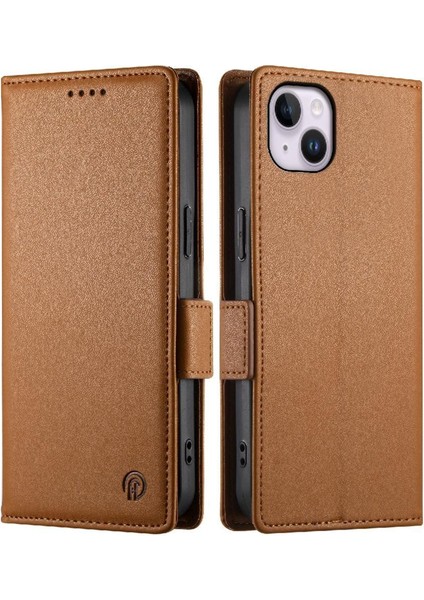 IPhone 14 Için Flip Case Artı Flip Kartvizit Yuvaları Günlük Kullanım Cüzdan (Yurt Dışından)