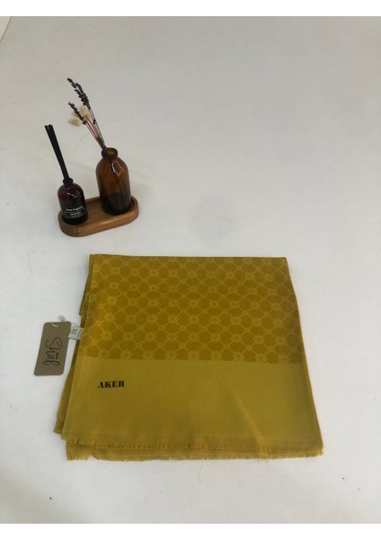 Elegance Monogram Şal 75X190CM Ebat
