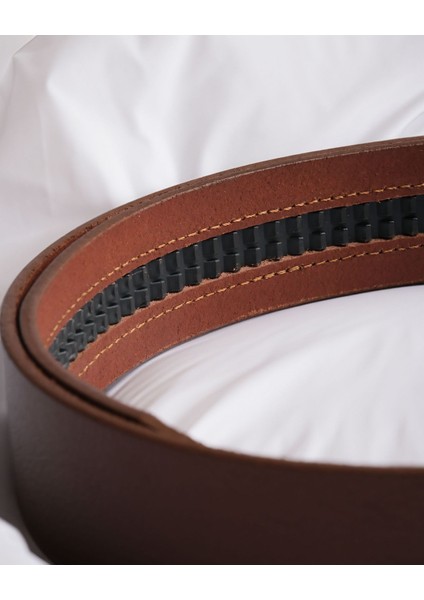 Manda Derisi Otomatik Tokalı Deliksiz Erkek Kemeri - Otomatik Kemer fırsatları