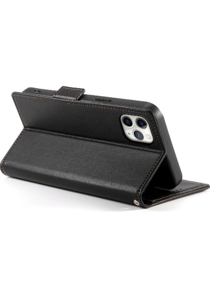 IPhone 11 Için Flip Case Pro Max Cüzdan Kartvizit Yuvaları Günlük Kullanım Flip (Yurt Dışından)