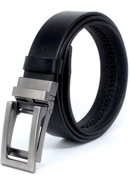 Manda Derisi Otomatik Tokalı Deliksiz Erkek Kemeri - Otomatik Kemer