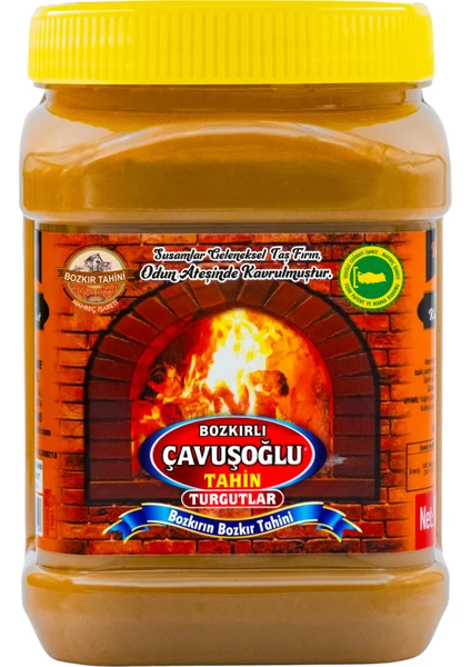 Bozkırlı Çavuşoğlu Odun Ateşinde Karafırın Tahin Çavuşoğlu Kepekli Bozkır Tahini 930g