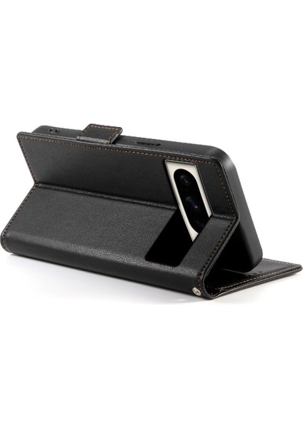 Google Piksel 8 Pro Kart Yuvaları Için Flip Case Cüzdan Günlük Kullanım Iş Çevirme (Yurt Dışından)