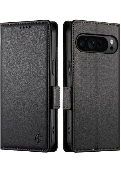 Google Piksel 9 Pro Flip Günlük Kullanım Için Flip Case Iş Cüzdan Kart Yuvaları (Yurt Dışından)