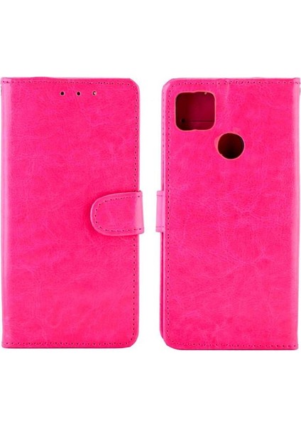 Xiaomi Redmi 9c Kickstand Için Flip Case Pu Deri Kart Tutucu Darbeye (Yurt Dışından)
