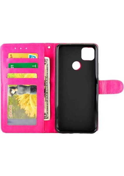 Xiaomi Redmi 9c Kickstand Için Flip Case Pu Deri Kart Tutucu Darbeye (Yurt Dışından)
