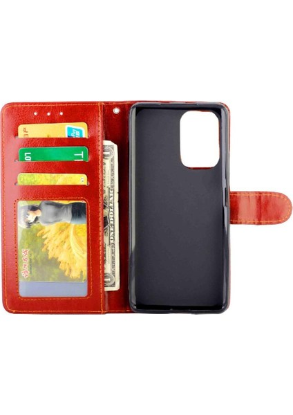 Xiaomi Mi 11I Kickstand Kart Tutucu Darbeye Dayanıklı Manyetik Pu Için Flip Case (Yurt Dışından) fiyatları