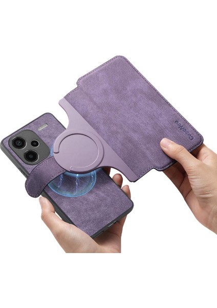 Xiaomi Redmi Not 13 Pro Artı Cüzdan Retro Kart Standı Için Flip Case (Yurt Dışından)