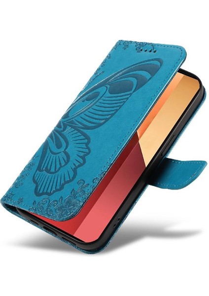 Xiaomi Redmi Not 13 Pro 4g Için Flip Case Kart ile Ayrılabilir El Kayışı (Yurt Dışından)