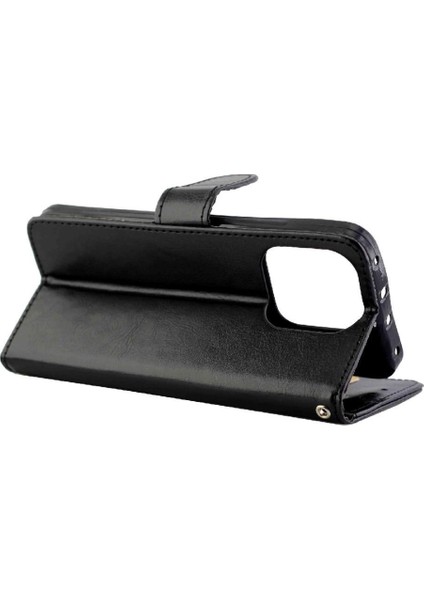 Xiaomi 13 Pu Deri Darbeye Kickstand Kart Tutucu Için Flip Case (Yurt Dışından) modelleri