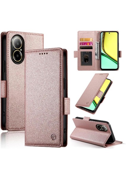 Realme C67 4g Cüzdan Günlük Kullanım Için Flip Case Kart Yuvaları Iş (Yurt Dışından)