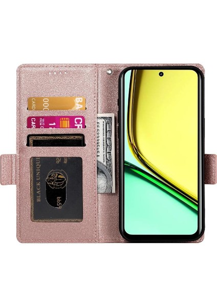 Realme C67 4g Cüzdan Günlük Kullanım Için Flip Case Kart Yuvaları Iş (Yurt Dışından) indirimleri