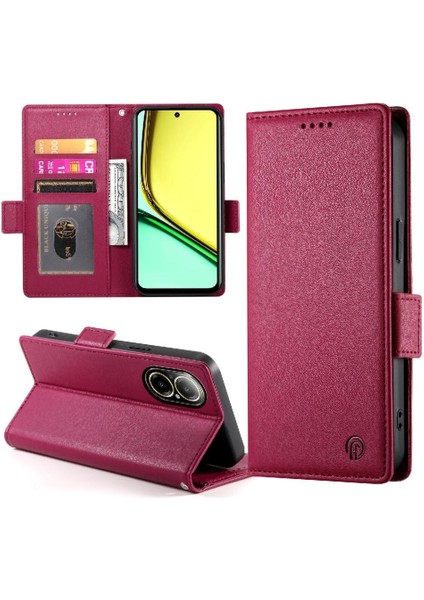 Realme C67 4g Cüzdan Günlük Kullanım Için Flip Case Kart Yuvaları Iş (Yurt Dışından) fırsatları