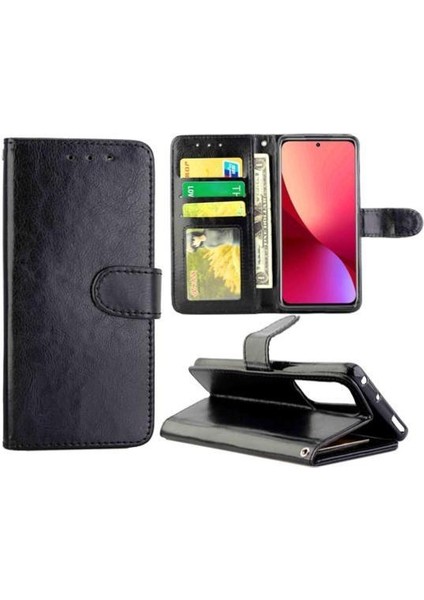 Xiaomi 12 Kart Tutucu Pu Deri Manyetik Kapatma Kickstand Için Flip Case (Yurt Dışından) modelleri