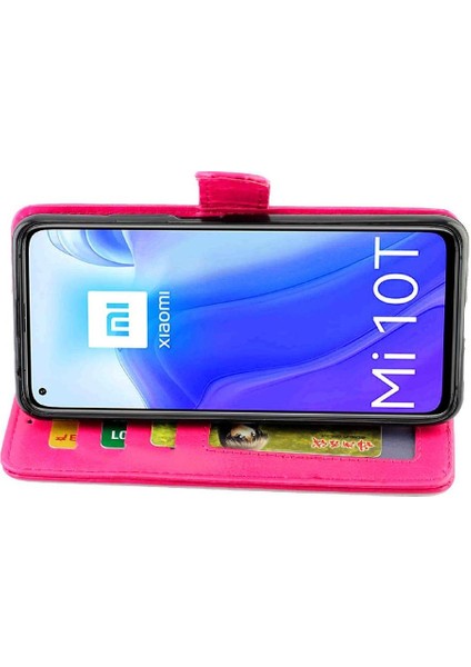Xiaomi Mi 10T Pro 5g Için Flip Case Kickstand Pu Deri Kart Tutucu (Yurt Dışından)