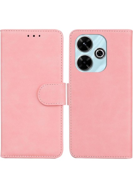 Xiaomi Poco M6 4g Için Flip Case Manyetik Standı Tutucu Kart Yuvası Premium Pu (Yurt Dışından)