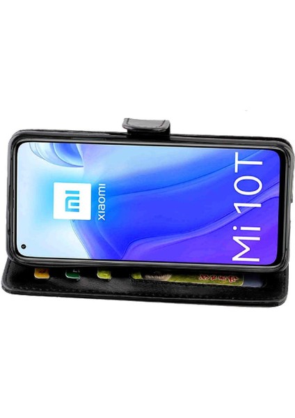 Xiaomi Mi 10T Pro 5g Için Flip Case Kickstand Pu Deri Kart Tutucu (Yurt Dışından)