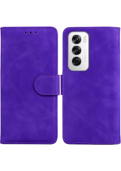 Oppo Oppo 12 5g Için Flip Case Manyetik Standı Tutucu Kart Yuvası Premium Pu (Yurt Dışından)