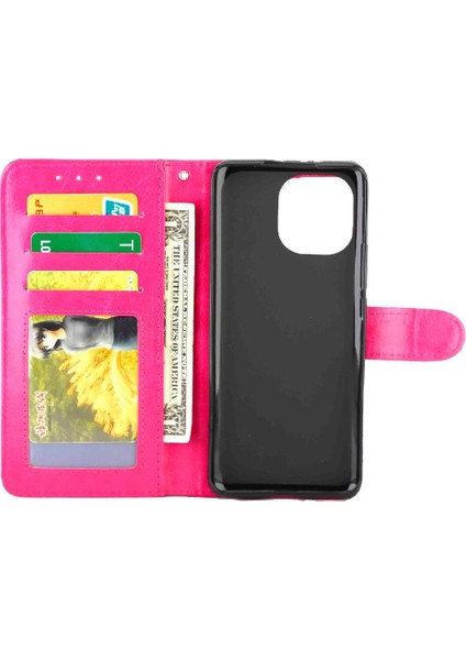 Xiaomi Mi 11 Için Flip Case Manyetik Kapatma Kart Tutucu Pu Deri (Yurt Dışından)