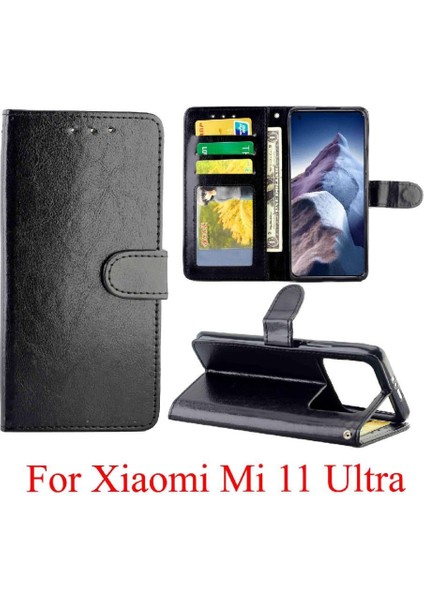 Manyi Mall Xiaomi Mi 11 Için Flip Case Ultra Darbeye Kart Tutucu Manyetik Kapatma (Yurt Dışından)