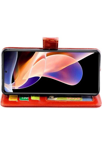 Xiaomi Redmi Not 11 Pro Pu Deri Manyetik Kapatma Kartı Için Flip Case (Yurt Dışından)