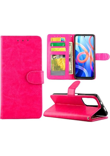 Xiaomi Redmi Not 11 Için Flip Case Pu Deri Darbeye Kart Tutucu (Yurt Dışından)