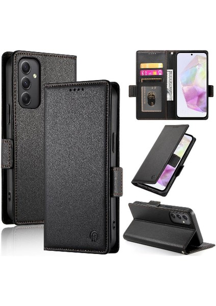 Samsung Galaxy A35 Günlük Kullanım Için Flip Case Iş Cüzdan Flip Kart Yuvaları (Yurt Dışından)