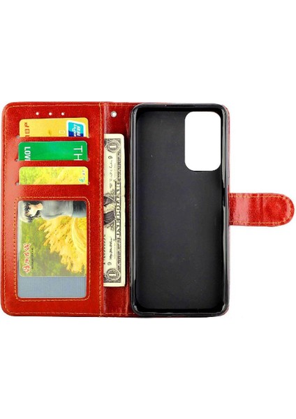 Xiaomi Redmi Not 11 Için Flip Case Pu Deri Darbeye Kart Tutucu (Yurt Dışından)