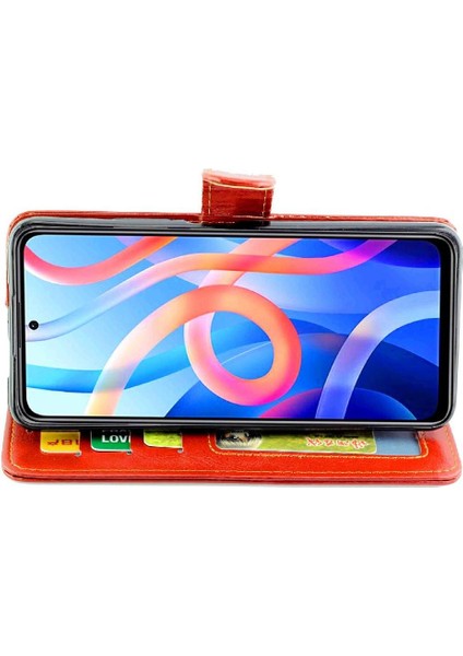 Xiaomi Redmi Not 11 Için Flip Case Pu Deri Darbeye Kart Tutucu (Yurt Dışından)