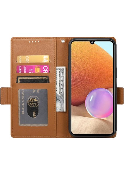 Samsung Galaxy A32 4g Flip Kart Yuvaları Cüzdan Günlük Kullanım Için Flip Case (Yurt Dışından) fırsatları