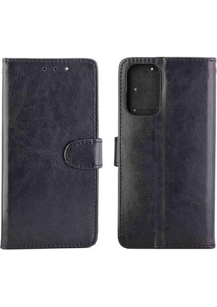 Samsung Galaxy A73 5g Kart Tutucu Pu Deri Kickstand Için Flip Case (Yurt Dışından)