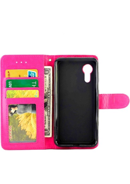 Samsung Galaxy Xcover 5 Kart Tutucu Manyetik Kapatma Pu Için Flip Case (Yurt Dışından)