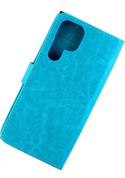 Samsung Galaxy S22 Ultra 5g Manyetik Kapatma Pu Deri Kart Için Flip Case (Yurt Dışından)