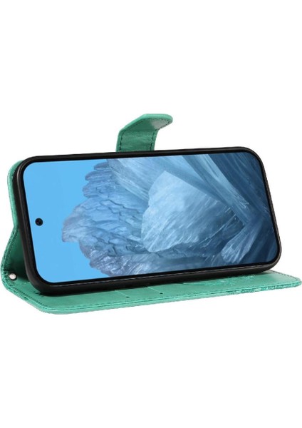 Kredi Kartı Yuvası Yüksek Kaliteli Deri ile Google Pixel 9 Için Flip Case (Yurt Dışından) fırsatları