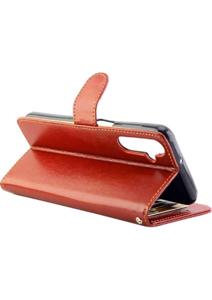 Samsung Galaxy M14 5g Darbeye Kickstand Kart Tutucu Pu Için Flip Case (Yurt Dışından) modelleri