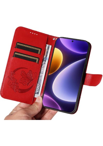 Kredi Kartı Yuvası ile Xiaomi Redmi Not 12 Turbo Için Flip Case Ayrılabilir (Yurt Dışından)