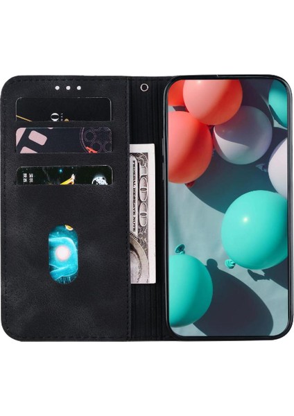 Onur Magic6 Pro Pu Deri Kart Yuvası Fonksiyonu Için Telefon Kılıfı Kabartmalı (Yurt Dışından) indirimleri