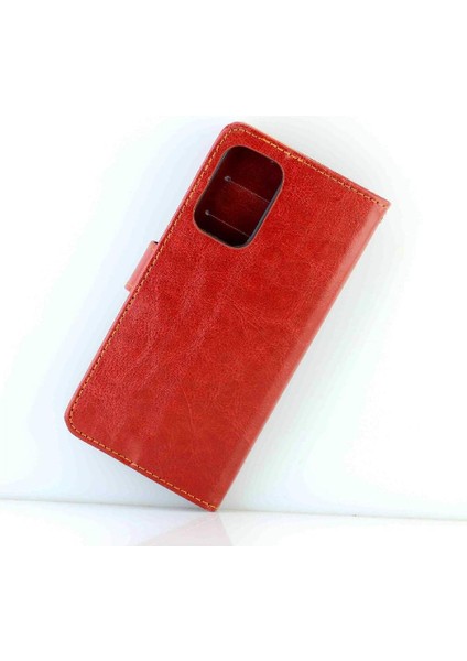 Samsung Galaxy Flip 5g Darbeye Pu Deri Kickstand Kart Için Flip Case (Yurt Dışından)