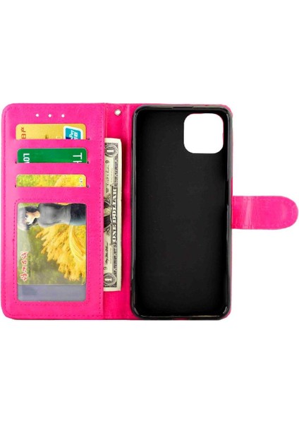 Samsung Galaxy A22 5g Için Flip Case Kickstand Kart Tutucu Darbeye Pu (Yurt Dışından)