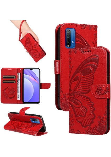 Kredi Kartı Yuvası ile Xiaomi Redmi 10X 4g Için Flip Case Yüksek Kalite El (Yurt Dışından)