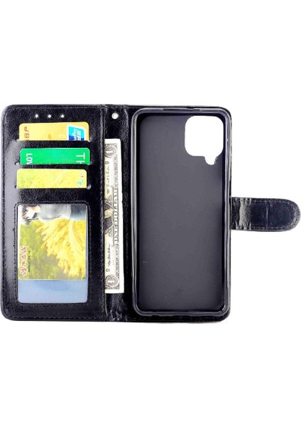Samsung Galaxy A22 4g Darbeye Pu Deri Kickstand Kart Için Flip Case (Yurt Dışından) fiyatları