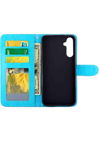Samsung Galaxy M14 5g Darbeye Kickstand Kart Tutucu Pu Için Flip Case (Yurt Dışından) modelleri