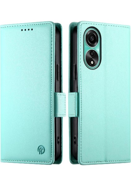 Oppo A78 4g Günlük Kullanım Için Flip Case Kartvizit Yuvaları Cüzdan Flip (Yurt Dışından)