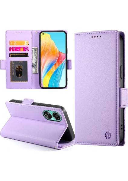 Oppo A78 4g Günlük Kullanım Için Flip Case Kartvizit Yuvaları Cüzdan Flip (Yurt Dışından) indirimleri