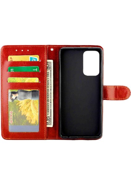 Samsung Galaxy A72 5g Kickstand Kart Tutucu Pu Deri Için Flip Case (Yurt Dışından) modelleri