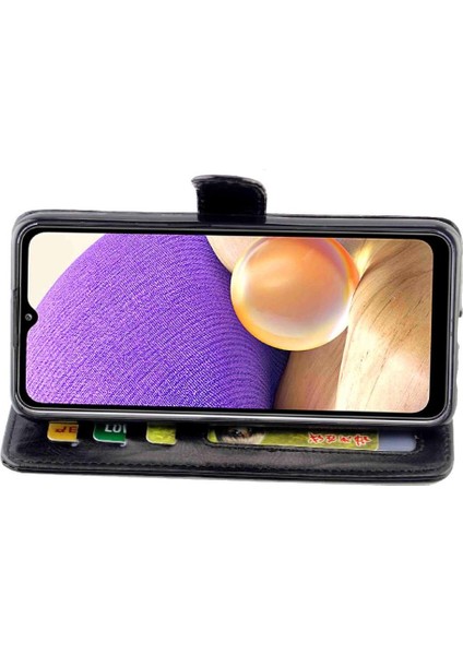 Samsung Galaxy A32 5g Kickstand Kart Tutucu Darbeye Pu Için Flip Case (Yurt Dışından) modelleri