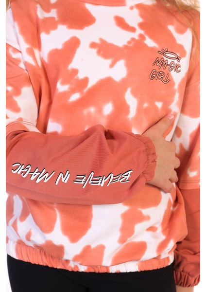 Kız Çocuk Magic Girl Nakışlı Sweatshirt fiyatları
