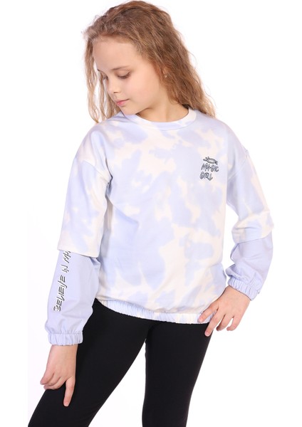 Kız Çocuk Magic Girl Nakışlı Sweatshirt