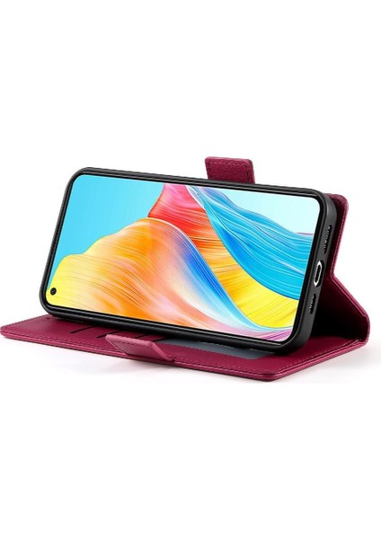 Oppo A78 4g Günlük Kullanım Için Flip Case Kartvizit Yuvaları Cüzdan Flip (Yurt Dışından) fırsatları